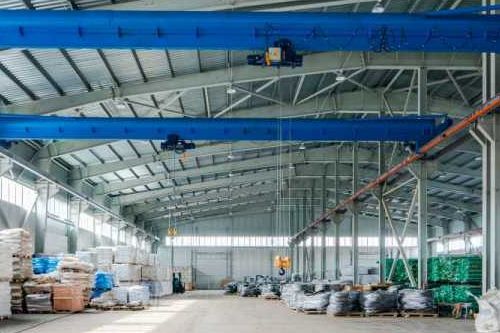 Interior of new warehouse